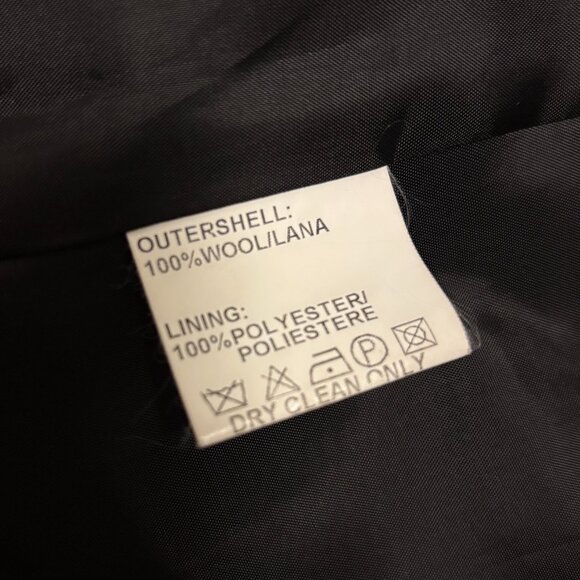 Cour Carre Women Wool Striped Suit Blazer Jacket - Picture 5 of 5